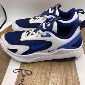 Nike Air Max Bolt Blue Void Signal Blue White Black Boys Sz 3Y